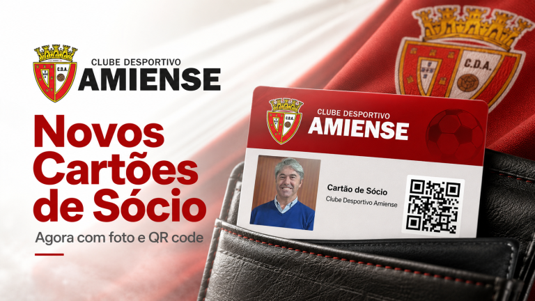 O Clube Desportivo Amiense renovou os cartões de sócio, que passam agora a incluir fotografia do associado e QR code, tornando a identificação mais simples, rápida e segura.